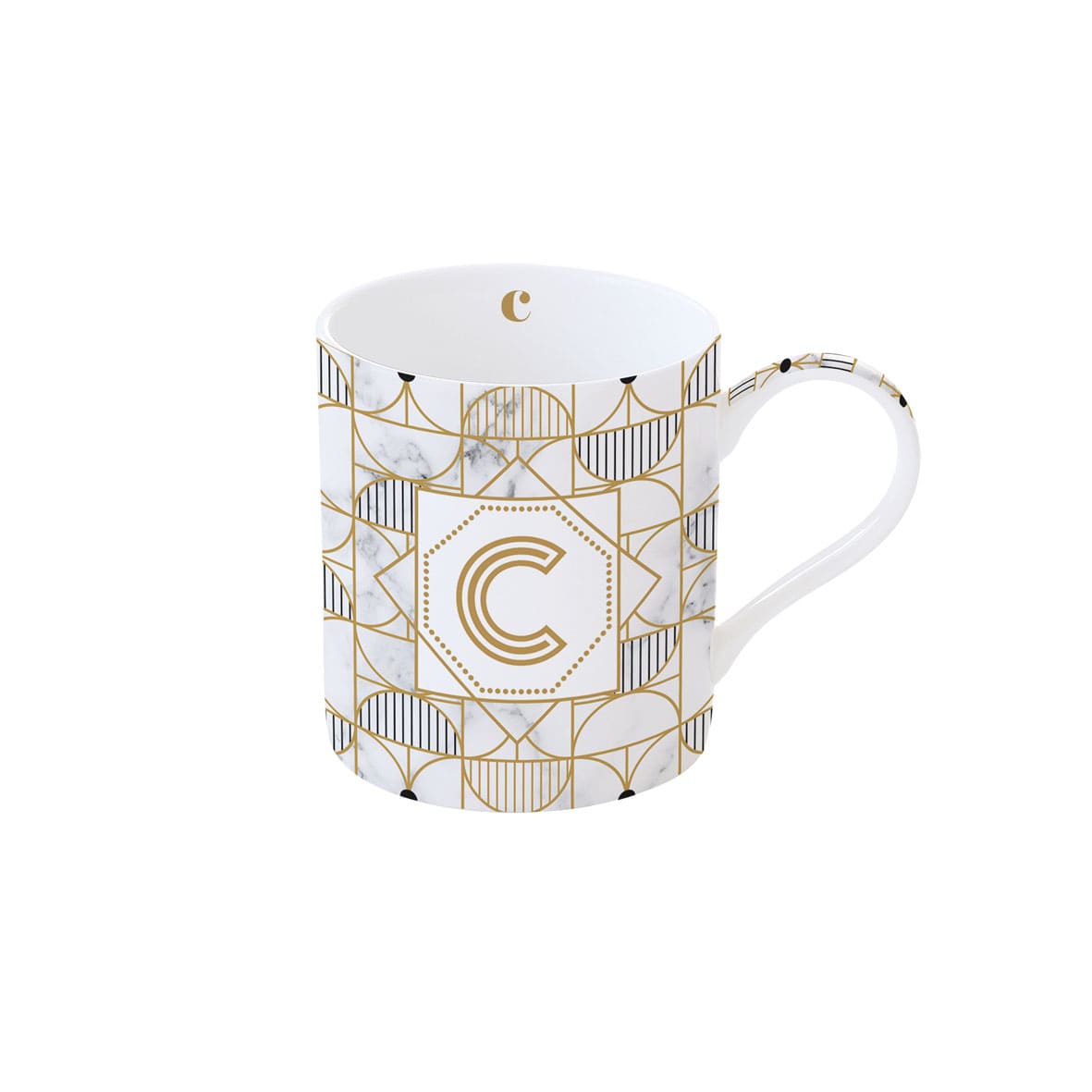 Mug porcellana lettera C