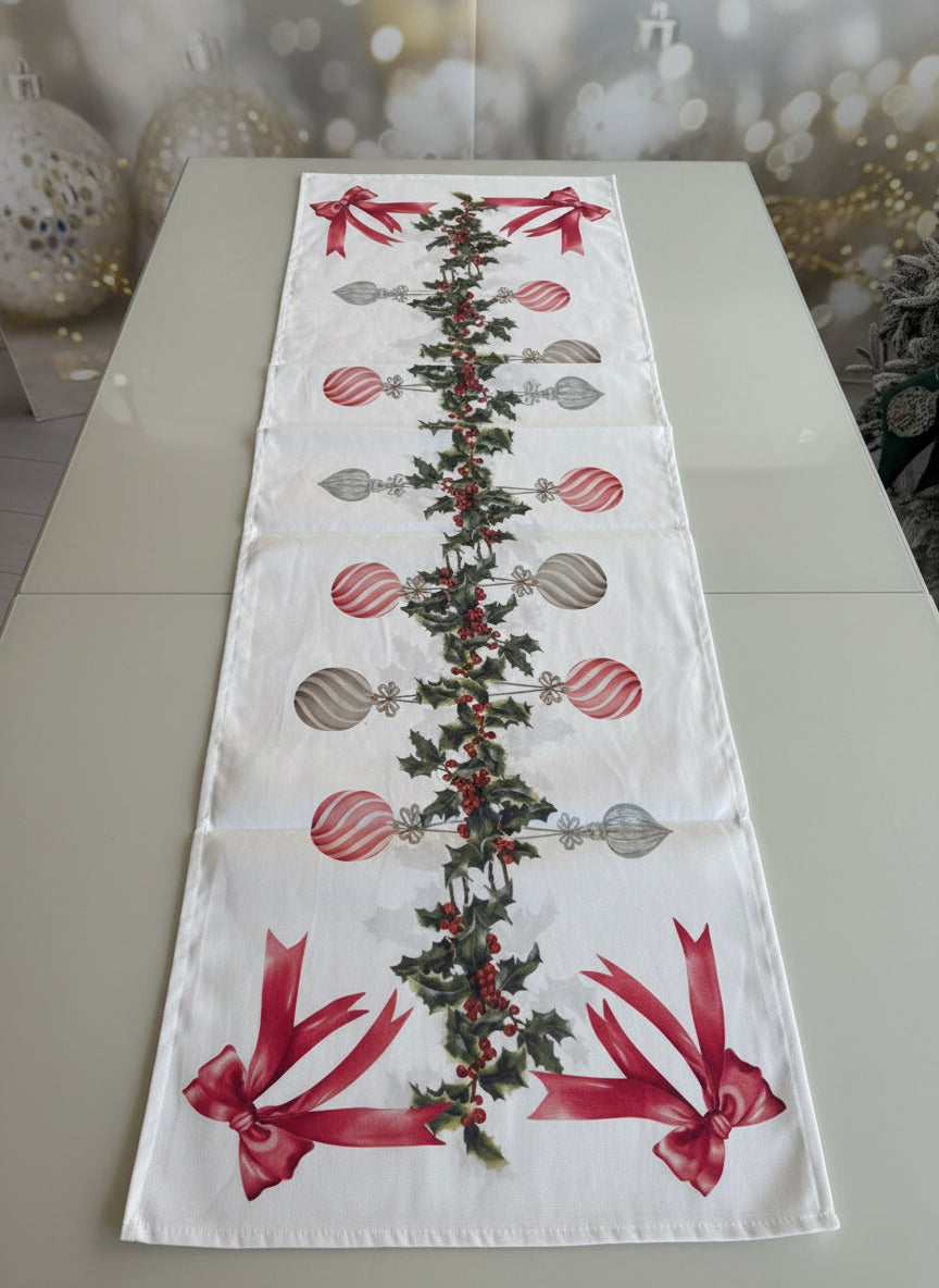 Runner Elodie in cotone stampato