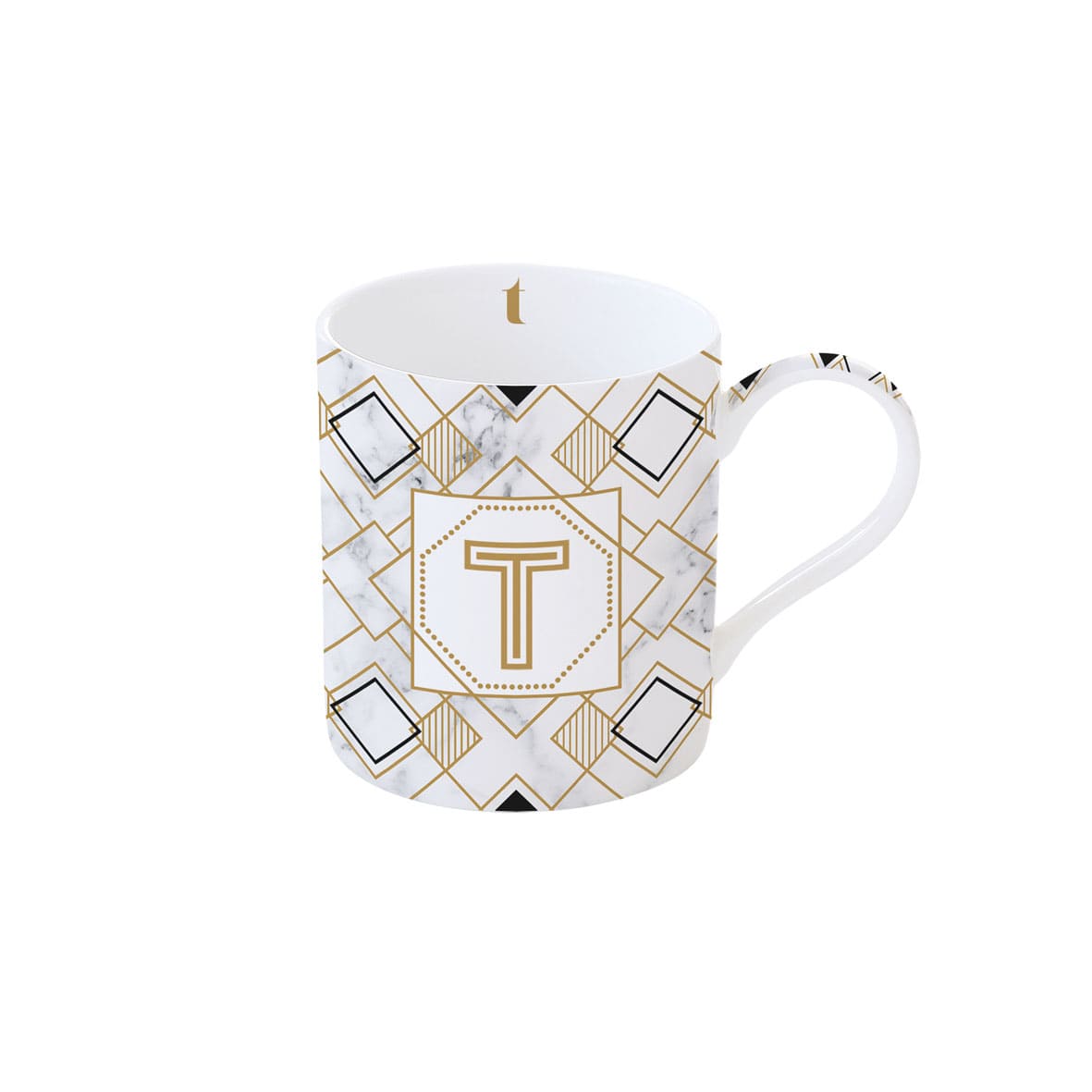 Mug in porcellana lettera T