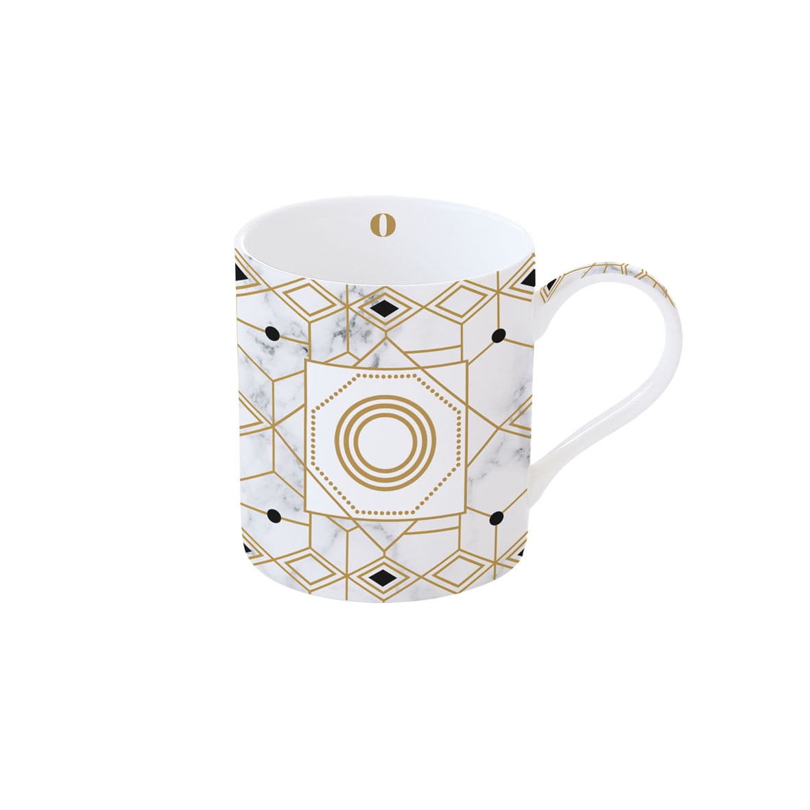 Mug porcellana lettera O