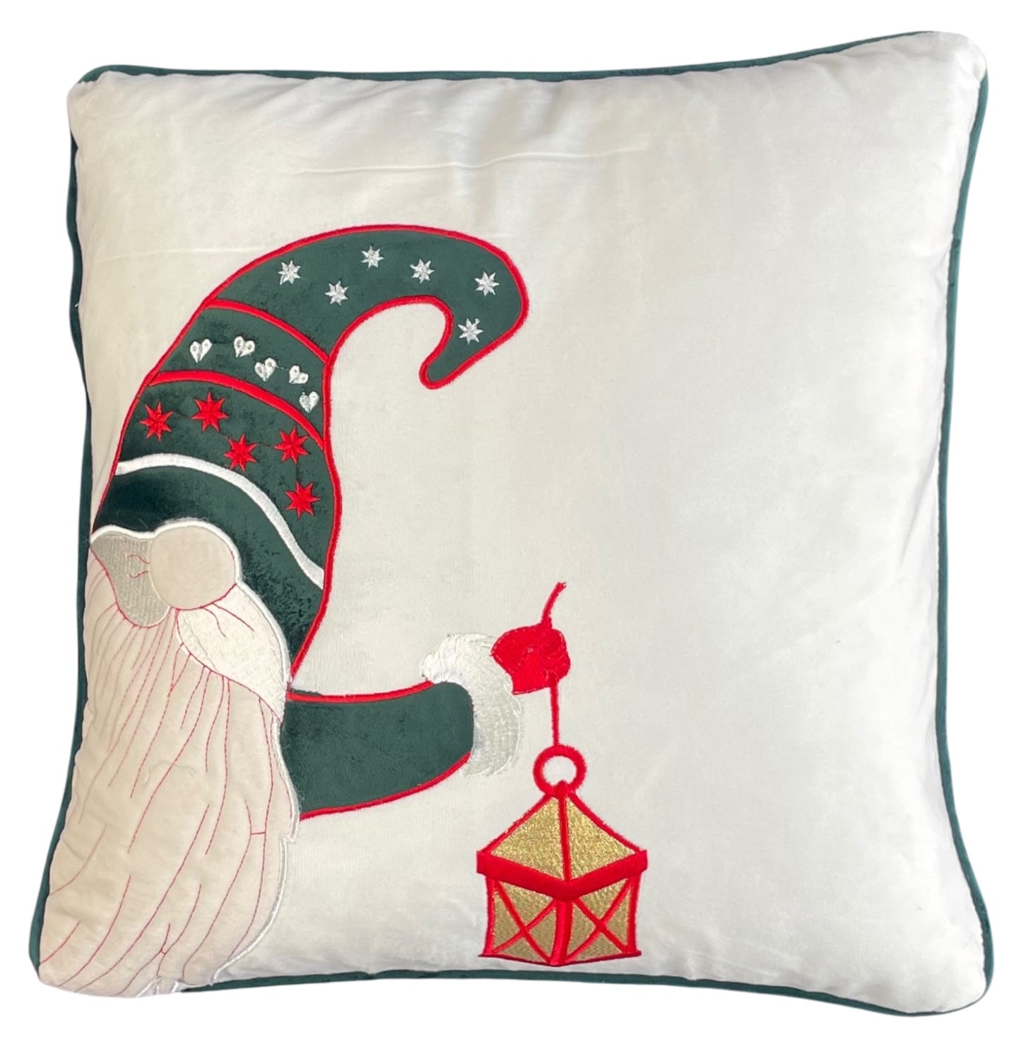 cuscino in velluto Petit Noël , panna