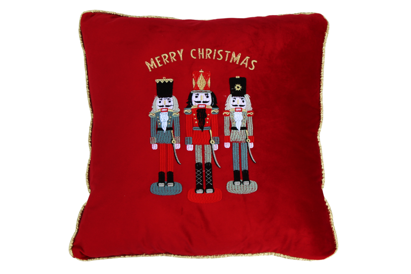 cuscino in velluto rosso Nutcracker