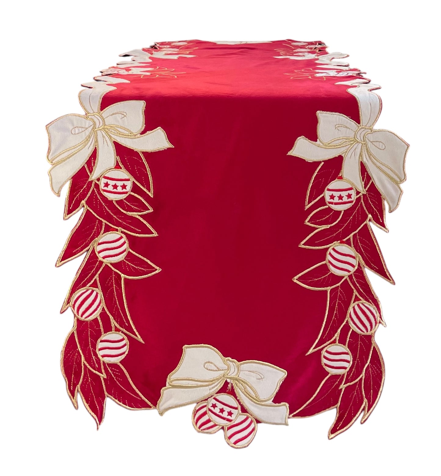 runner in velluto rosso Jolie