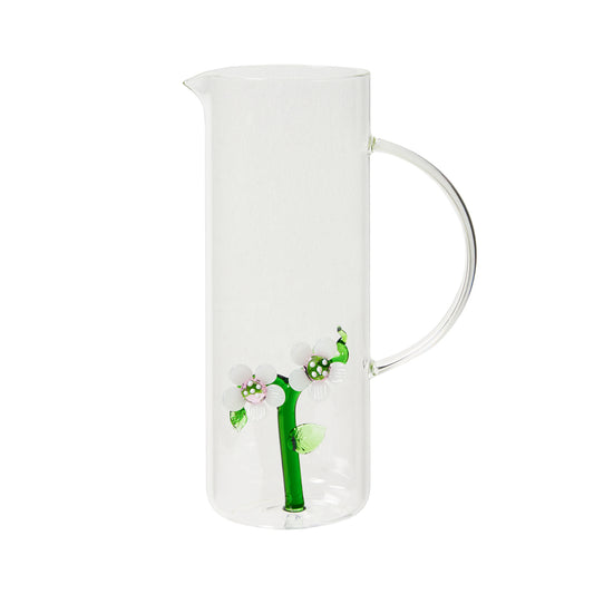 Brocca fiori bianchi