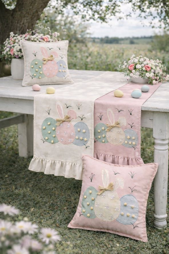 Clodette cuscino Pompom panna