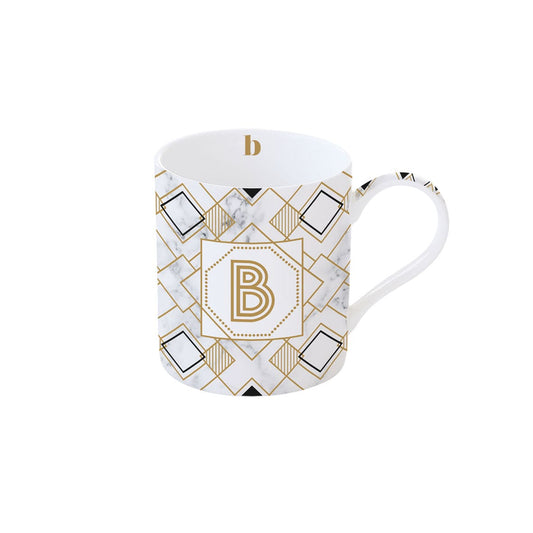 Mug porcellana lettera B