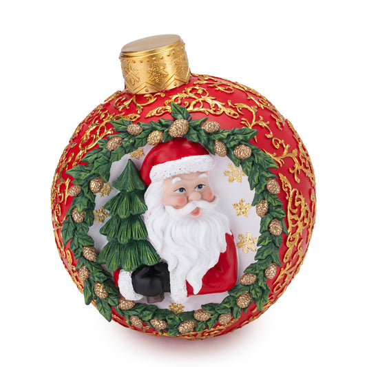 Sfera Babbo Natale da 25 cm