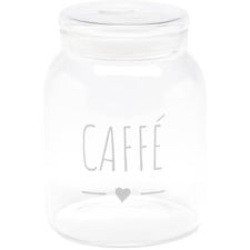 Barattolo ermetico in vetro da caffè