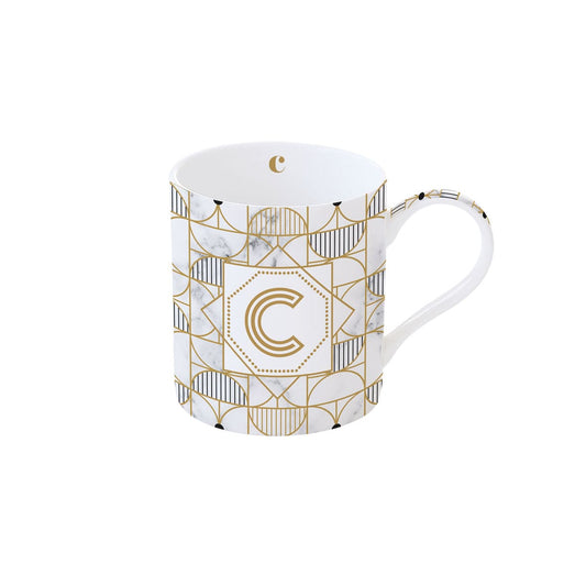 Mug porcellana lettera C