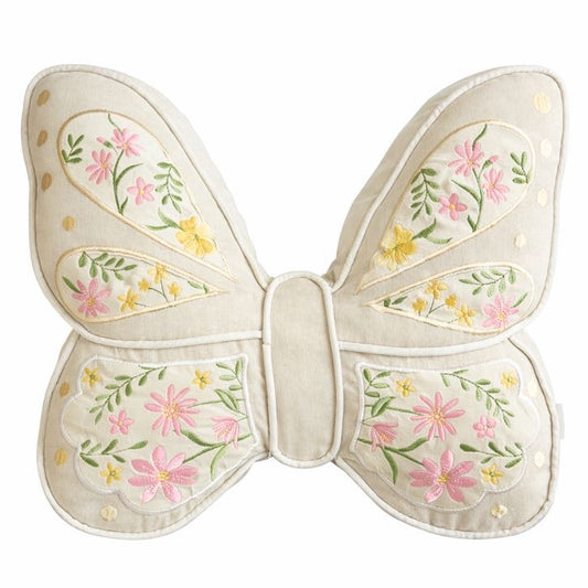 cuscino ricamato Encanto panna