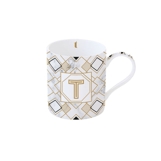 Mug in porcellana lettera T