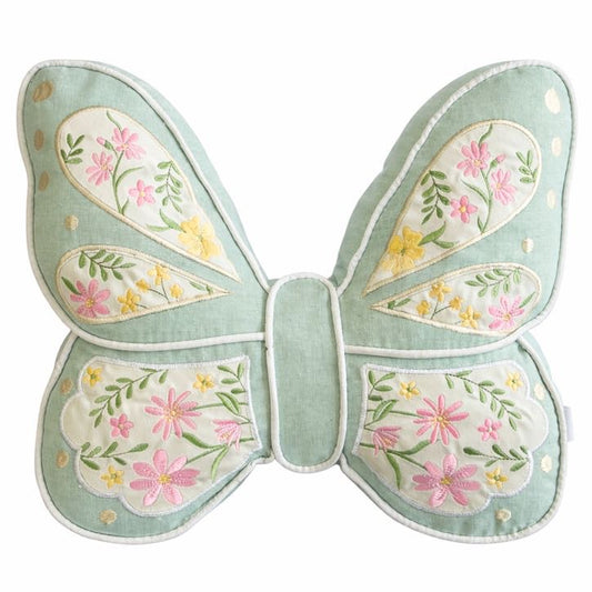 cuscino ricamato Encanto verde