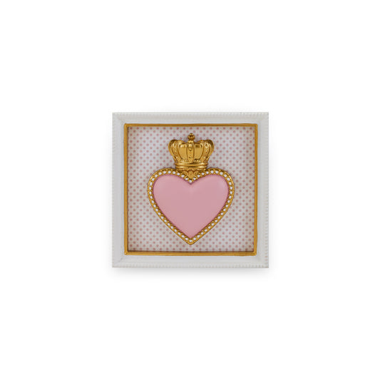 Quadretto Ton Coeur rosa
