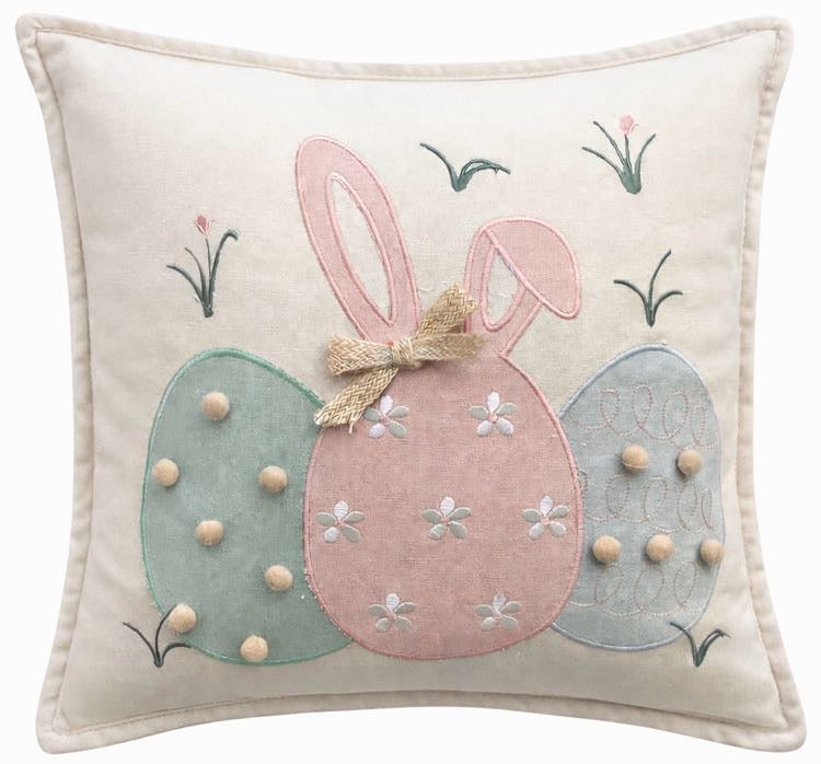 Clodette cuscino Pompom panna