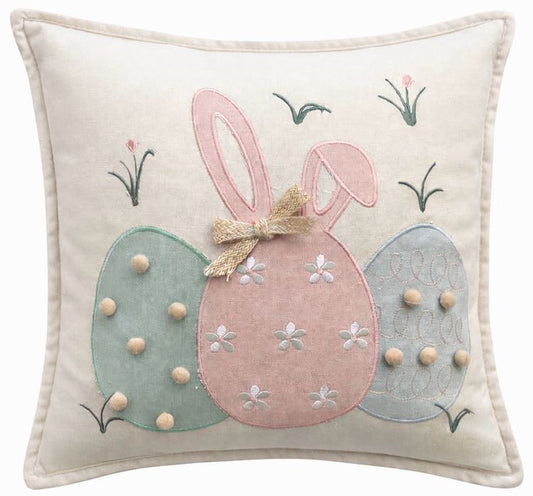 Clodette cuscino Pompom panna