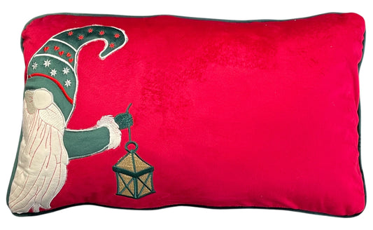 Cuscino rettangolare in velluto Petit Noël , rosso