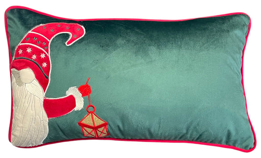 Cuscino rettangolare in velluto Petit Noël , verde