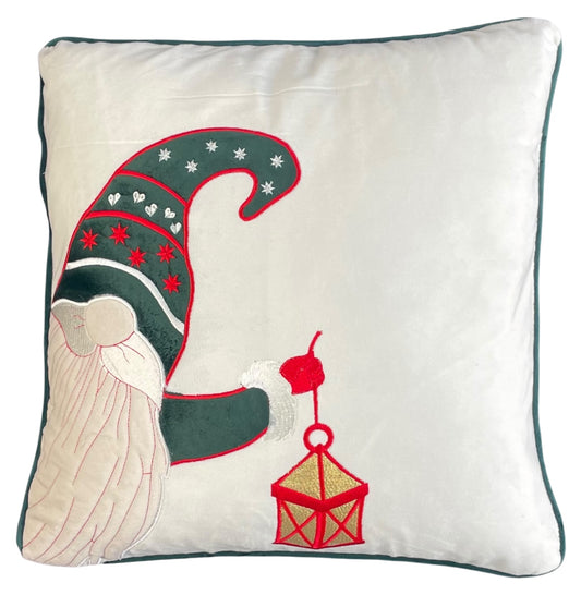 cuscino in velluto Petit Noël , panna