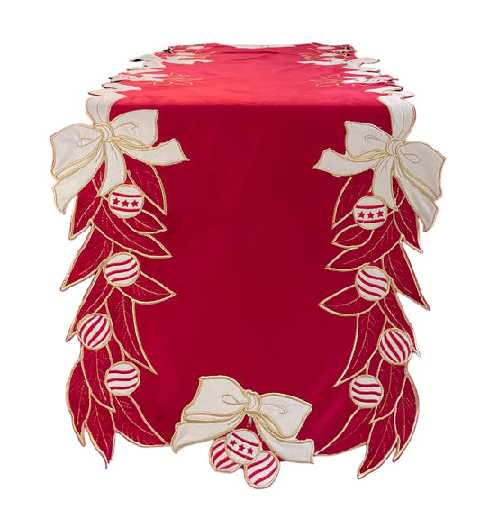 runner in velluto rosso Jolie