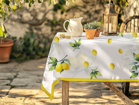 tovaglia in cotone da 12 posti Amalfi